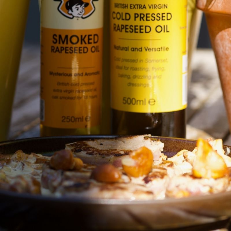 Pork Tenderloin Medallions in Creamy Chanterelle Sauce by Polly Eats London