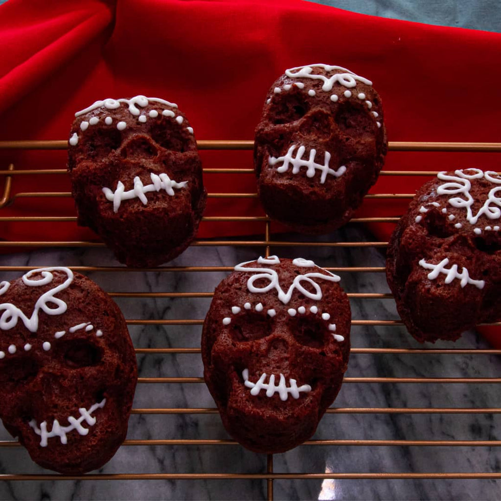 Skull Red Velvet Cakes