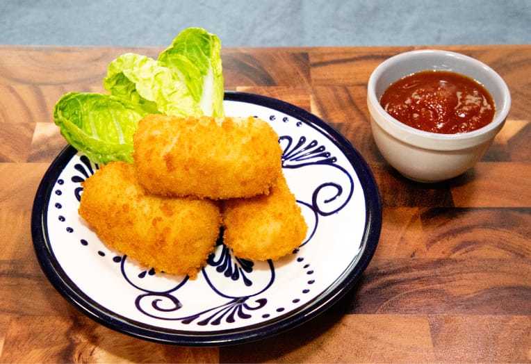 Ham and Cheese Croquettes with Extra Virgin Rapeseed Oil