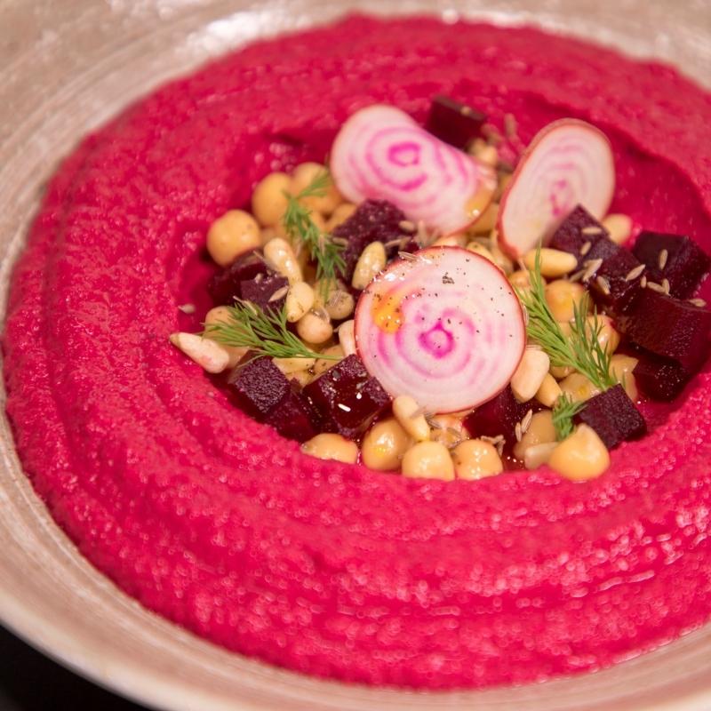 Smoky Beetroot and Cumin Hummus
