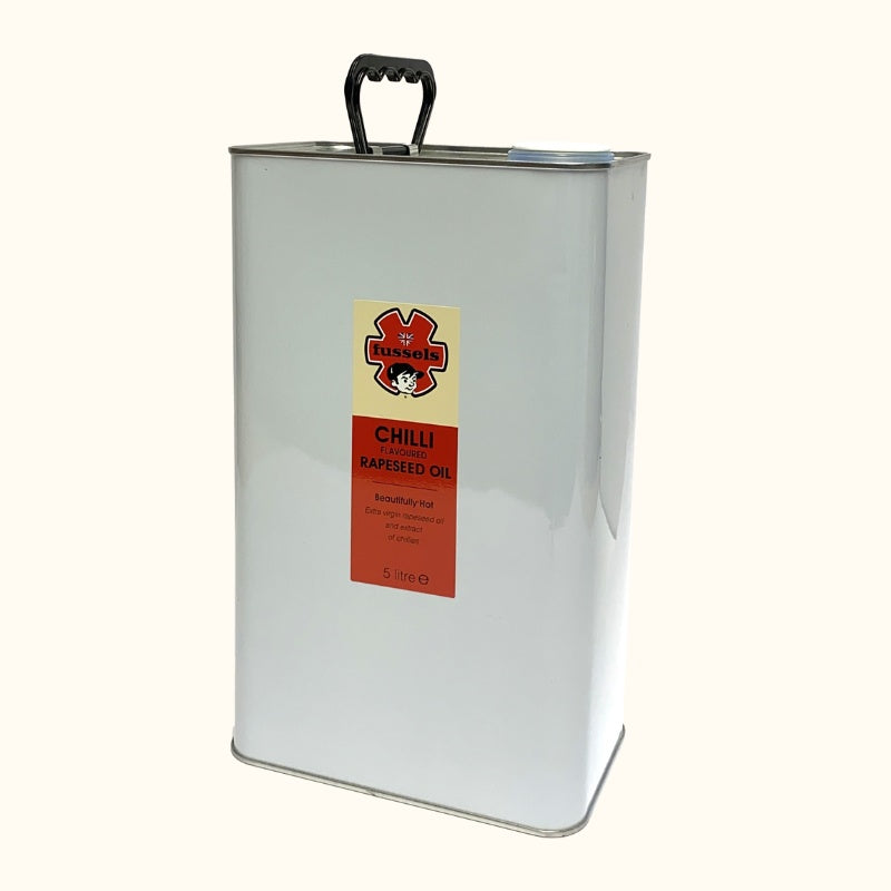 Fussels of Somerset 5 Litre Chilli Infused Cold Pressed Rapeseed Oil