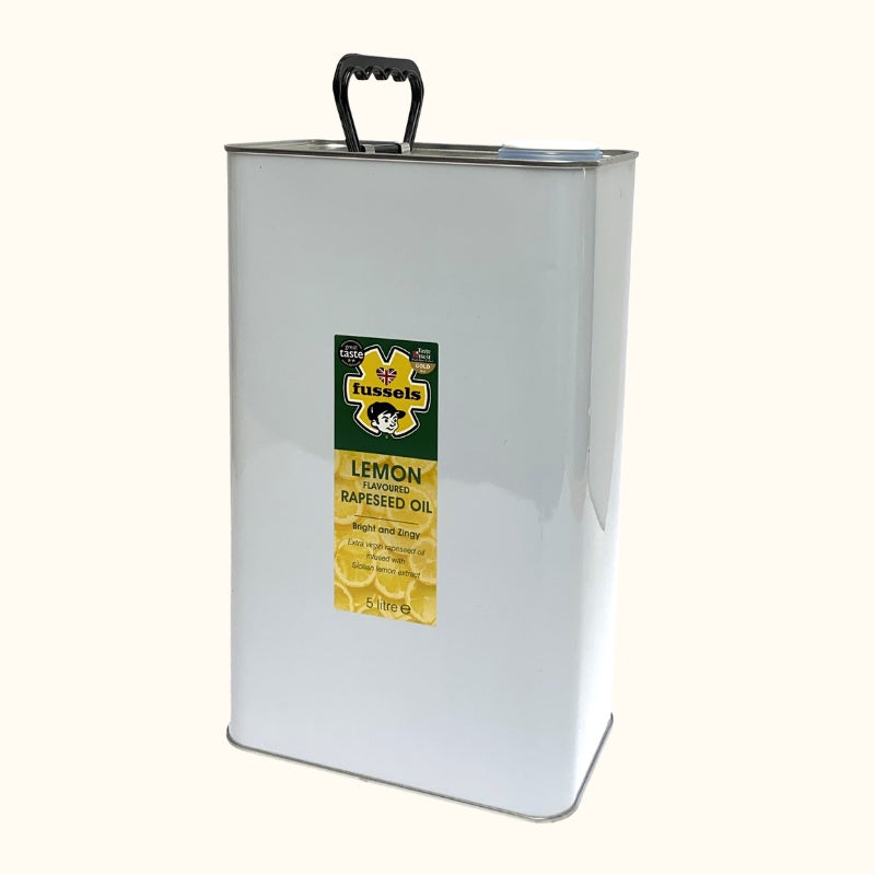 Fussels of Somerset 5 Litre Sicilian Lemon Infused Cold Pressed Rapeseed Oil