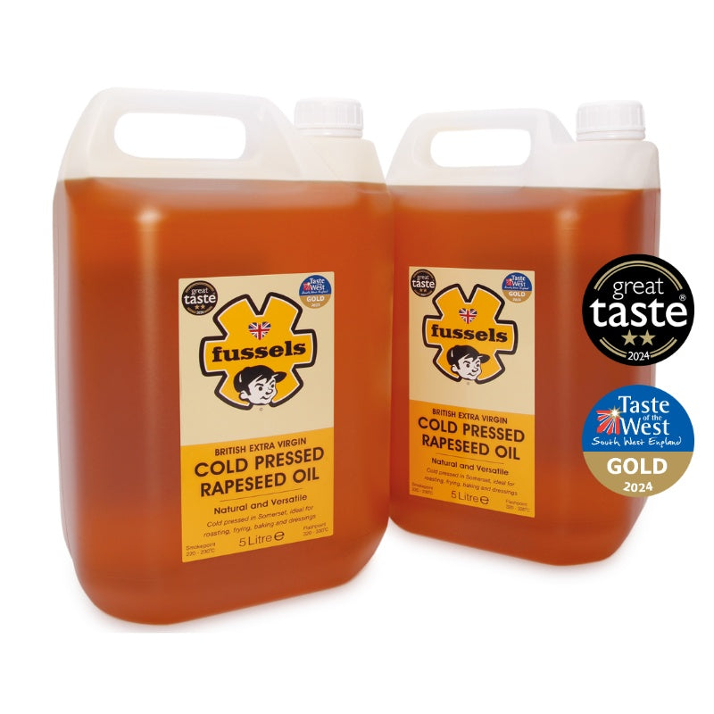 Fussels Cold Pressed Rapeseed Oil 2 x 5 Litre