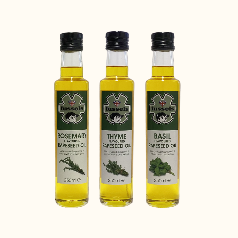 Herb Infused Rapeseed Oil Collection (Pack Of 3)