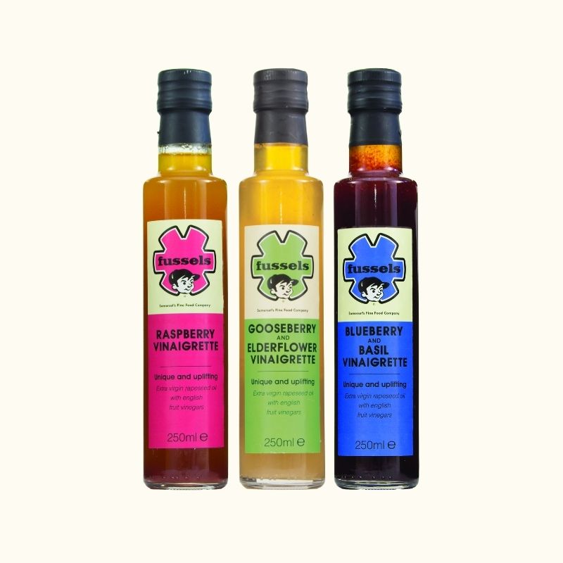 Trio of Fussels Fruit Flavoured Vinaigrette Salad