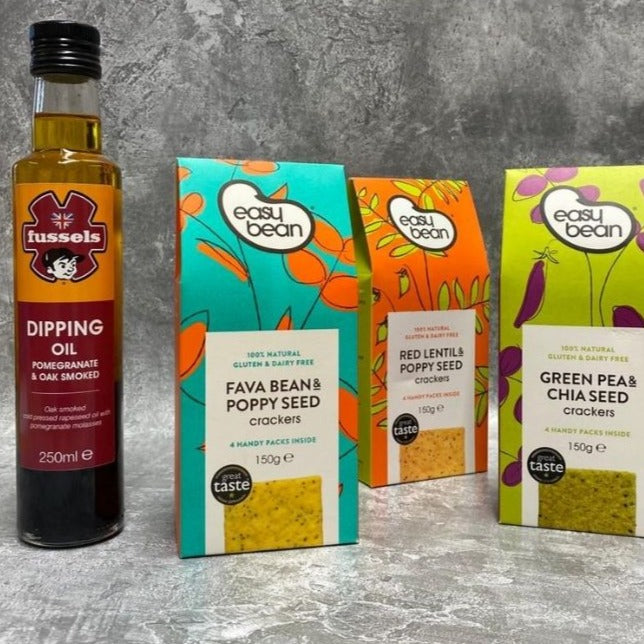 Dipping Oil & Easy Bean Crackers (3 Packs)